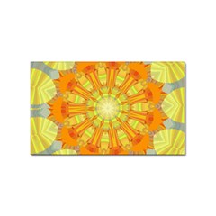 Sunshine-sunny-sun-abstract-yellow - Sticker Rectangular (100 Pack) by Ravend