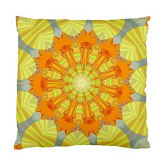 Sunshine-sunny-sun-abstract-yellow - Standard Cushion Case (two Sides) by Ravend