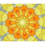 Sunshine-sunny-sun-abstract-yellow - Deluxe Canvas 14  x 11  (Stretched) 14  x 11  x 1.5  Stretched Canvas