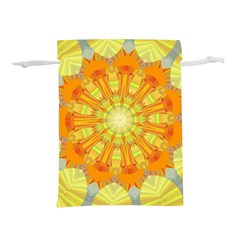 Sunshine-sunny-sun-abstract-yellow - Lightweight Drawstring Pouch (l) by Ravend