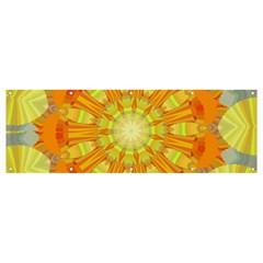 Sunshine-sunny-sun-abstract-yellow - Banner And Sign 12  X 4  by Ravend