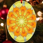 Sunshine-sunny-sun-abstract-yellow - UV Print Acrylic Ornament Oval Front