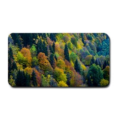 Forest Trees Leaves Fall Autumn Nature Sunshine Medium Bar Mat by Ravend