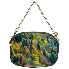 Forest Trees Leaves Fall Autumn Nature Sunshine Chain Purse (two Sides) by Ravend