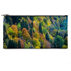 Forest Trees Leaves Fall Autumn Nature Sunshine Pencil Case by Ravend