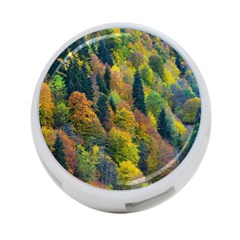 Forest Trees Leaves Fall Autumn Nature Sunshine 4-port Usb Hub (one Side) by Ravend