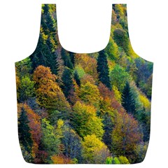 Forest Trees Leaves Fall Autumn Nature Sunshine Full Print Recycle Bag (xl) by Ravend