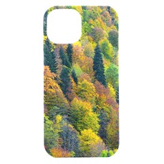 Forest Trees Leaves Fall Autumn Nature Sunshine Iphone 15 Black Uv Print Pc Hardshell Case by Ravend