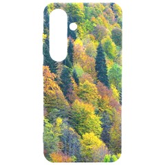 Forest Trees Leaves Fall Autumn Nature Sunshine Samsung Galaxy S24 6 2 Inch Black Tpu Uv Case by Ravend