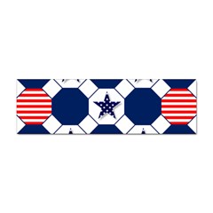 Patriotic Symbolic Red White Blue Sticker (bumper) by Ravend