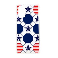 Patriotic Symbolic Red White Blue Samsung Galaxy Note 20 Tpu Uv Case