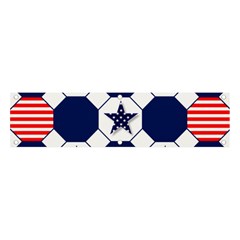 Patriotic Symbolic Red White Blue Banner And Sign 4  X 1  by Ravend