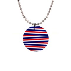 Red-white-blue-patriotic-ribbons 1  Button Necklace by Ravend