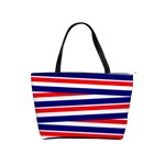 Red-white-blue-patriotic-ribbons Classic Shoulder Handbag Front