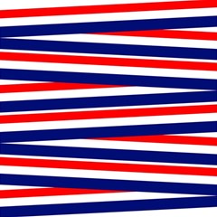 Red-white-blue-patriotic-ribbons Play Mat (rectangle) by Ravend