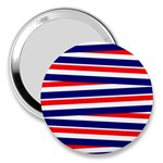 Red-white-blue-patriotic-ribbons 3  Handbag Mirrors Front