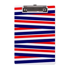 Red-white-blue-patriotic-ribbons A5 Acrylic Clipboard by Ravend