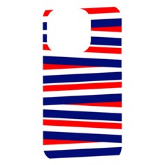 Red-white-blue-patriotic-ribbons Iphone 14 Pro Black Uv Print Case by Ravend