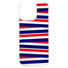 Red-white-blue-patriotic-ribbons Iphone 15 Plus Tpu Uv Print Case by Ravend