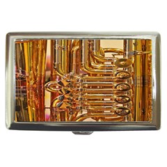 Tuba Valves Pipe Shiny Instrument Music Cigarette Money Case by Ravend