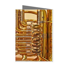 Tuba Valves Pipe Shiny Instrument Music Mini Greeting Cards (pkg Of 8)