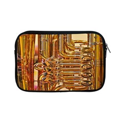 Tuba Valves Pipe Shiny Instrument Music Apple Ipad Mini Zipper Cases by Ravend