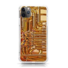 Tuba Valves Pipe Shiny Instrument Music Iphone 11 Pro Max 6 5 Inch Tpu Uv Print Case by Ravend