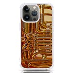 Tuba Valves Pipe Shiny Instrument Music iPhone 13 Pro TPU UV Print Case Front