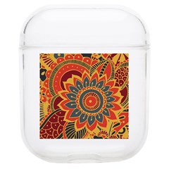 Bright Seamless Pattern With Paisley Mehndi Elements Hand Drawn Wallpaper With Floral Traditional In Soft Tpu Airpods 1/2 Case by Ket1n9