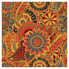 Bright Seamless Pattern With Paisley Mehndi Elements Hand Drawn Wallpaper With Floral Traditional In Lightweight Scarf  by Ket1n9