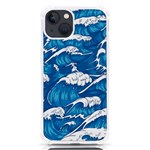 Storm Waves Seamless Pattern Raging Ocean Water Sea Wave Vintage Japanese Storms Print Illustration iPhone 13 TPU UV Print Case Front