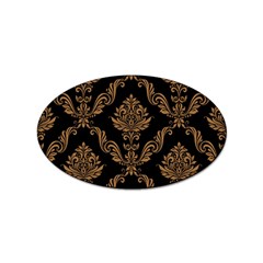 Vintage-pattern Sticker (oval) by Ket1n9