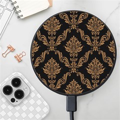 Vintage-pattern Wireless Fast Charger(black) by Ket1n9