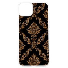 Vintage-pattern Iphone 15 Pro Tpu Uv Print Case by Ket1n9