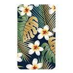 Seamless Pattern With Tropical Strelitzia Flowers Leaves Exotic Background Memory Card Reader (Rectangular) Front