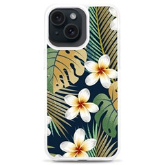 Seamless Pattern With Tropical Strelitzia Flowers Leaves Exotic Background Iphone 15 Plus Tpu Uv Print Case by Ket1n9