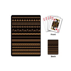 Set-antique-greek-borders-seamless-ornaments-golden-color-black-background-flat-style-greece-concept Playing Cards Single Design (mini)