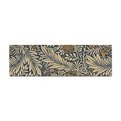 Brown Vintage Background Vintage Floral Pattern Sticker (bumper) by Ndabl3x