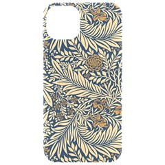 Brown Vintage Background Vintage Floral Pattern Iphone 15 Pro Black Uv Print Pc Hardshell Case