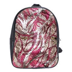 Abstract Blend School Bag (large) by kaleidomarblingart