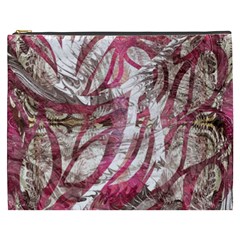 Abstract Blend Cosmetic Bag (xxxl) by kaleidomarblingart