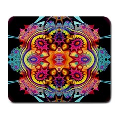 Pink Florales Muster Large Mousepad