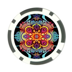 Florales Muster Poker Chip Card Guard by 2607694c