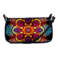 Florales Muster Shoulder Clutch Bag