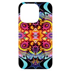 Pink Florales Muster Iphone 14 Pro Black Uv Print Case by 2607694c