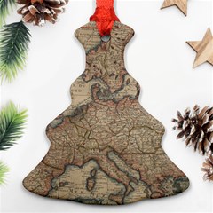 Old Vintage Classic Map Of Europe Ornament (christmas Tree) 