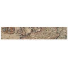 Old Vintage Classic Map Of Europe Large Premium Plush Fleece Scarf 