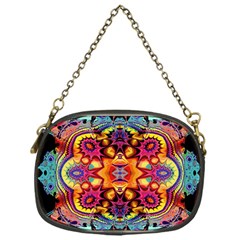 Lila Floral Blume Chain Purse (one Side) by 2607694c