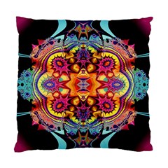 Lila Floral Blume Standard Cushion Case (two Sides) by 2607694c