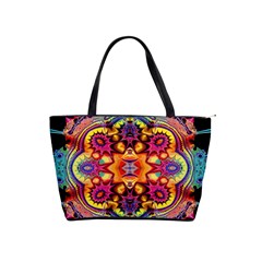 Lila Floral Blume Classic Shoulder Handbag by 2607694c